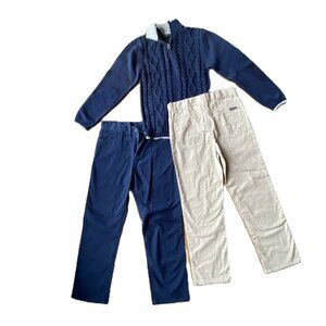 Calvin Klein 2 Chino Pants and Sweater Set,  Size8, Never worn